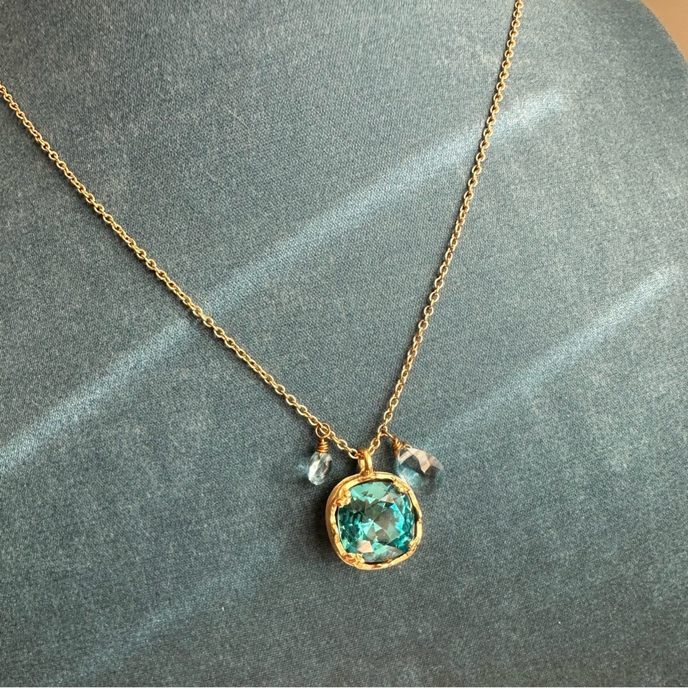 Blue Crystal Necklace